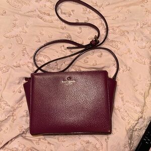 Kate Spade Deep Red Crossbody Bag